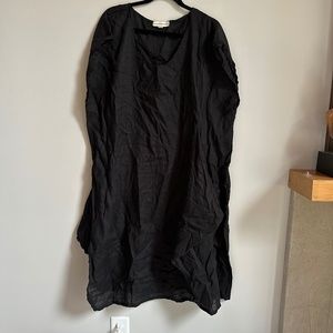 Artists and Revolutionaries Black Linen Dress